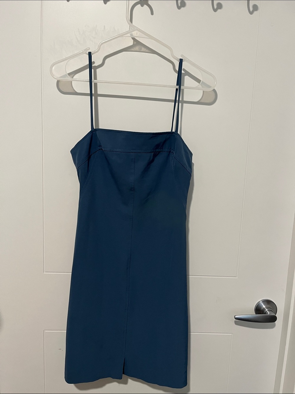 Vintage Y2K Guess Collection Blue Spaghetti Strap Sleeveless Dress 2000’s